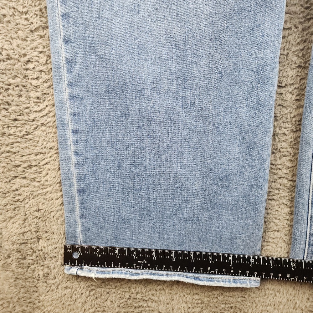 Just Black Denim Jeans Women's 31 Blue Wide-Leg Relaxed Stretch Utility Jeans - Picture 3 of 11